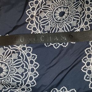 Longchamp leather bag strap